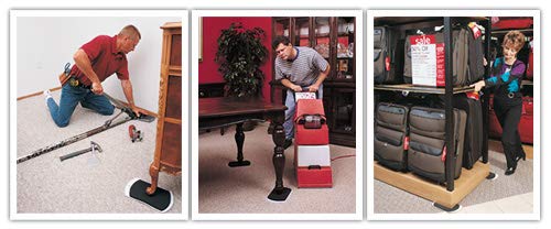 EZ Moves Furniture Slides for Carpet, Professional (11    x 7   ) - Easily Move Sofas, Loveseats, Cabinets, Bookcases, and More (4 Slides per Set) - Image 3